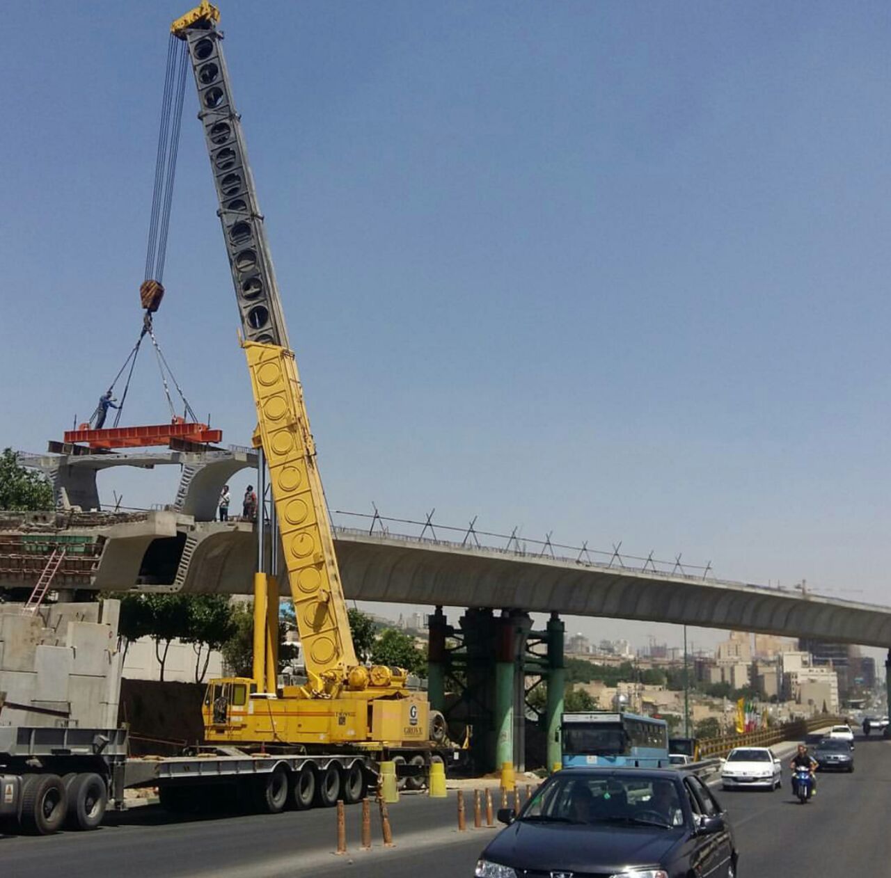 اجاره جرثقیل فوق سنگین حرفه ای